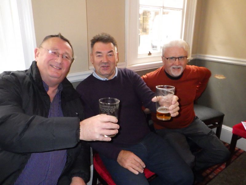 Colin Woodbridge, Barry Webb and Brian Egan